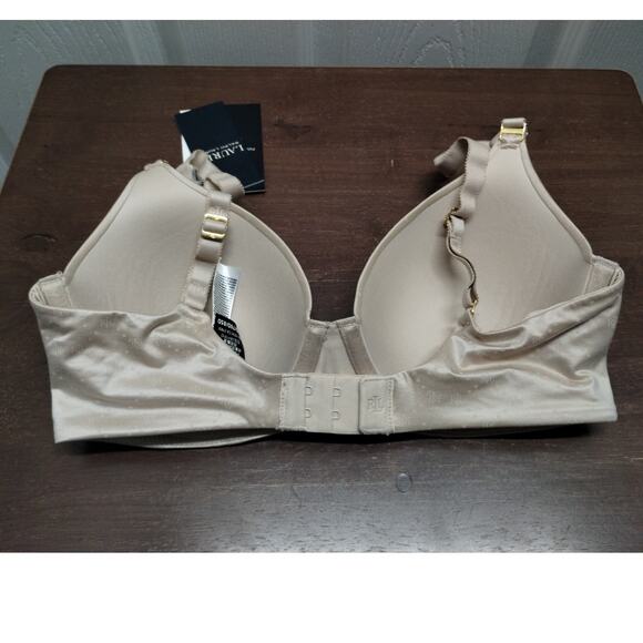 Lauren Ralph Lauren 32D Truffle Comfort Collection Full Coverage T-Shirt Bra - Picture 3 of 8
